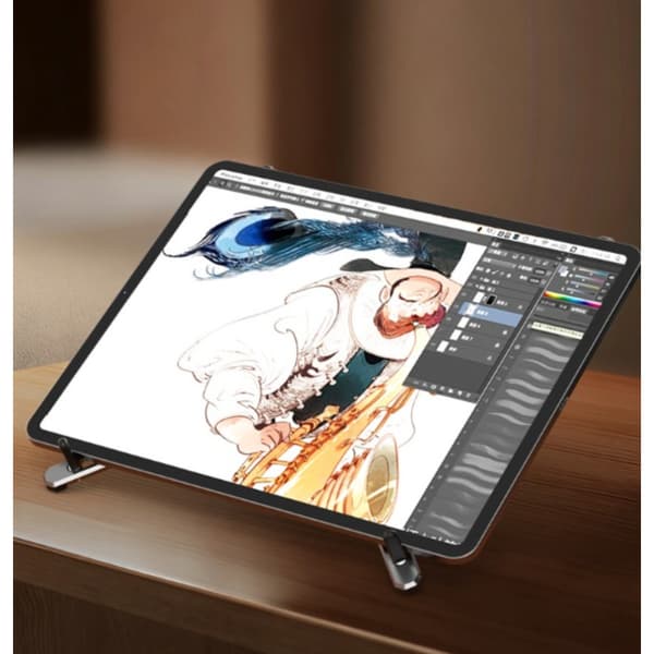 Universelt multifunktionelt magnetisk stativ til telefon, tablet og bærbar computer med 7 justerbare vinkler Black Black