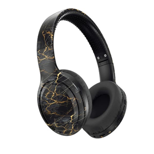 Cracked Black Bluetooth Headset DR-04: Medrivende lyd
