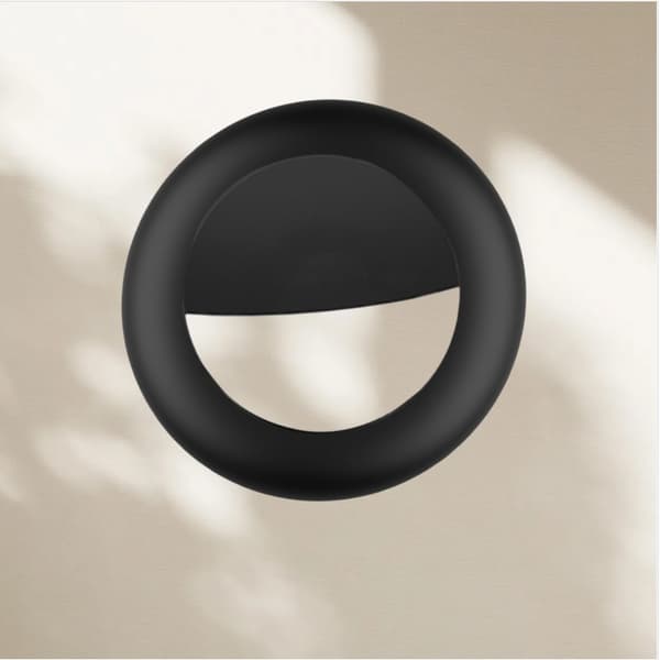 Silikonisuojakotelo Apple AirTag -seurantalaitteelle Black S Black S