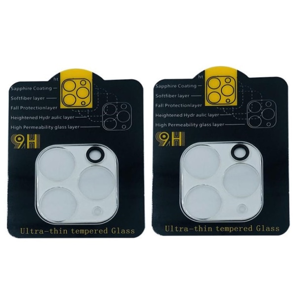 Linsskydd iPhone 12 Pro kamera 2-pack Härdat glas