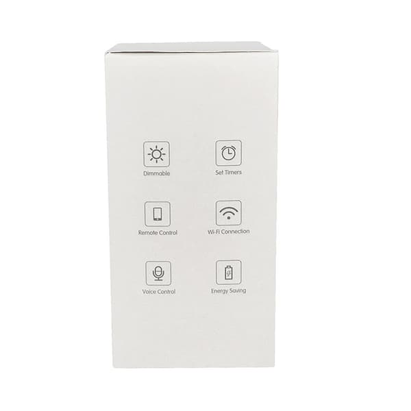 Wifi Smart LED-lampe RGB Multicolor dæmpbar 7,5W E27 White White