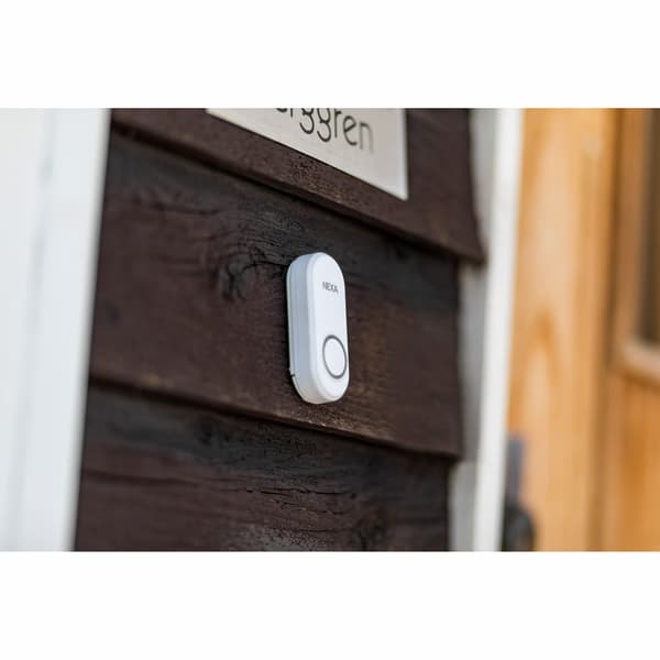 Trådlös dörrklocka Batteridriven  MLR-1922/SET Vit