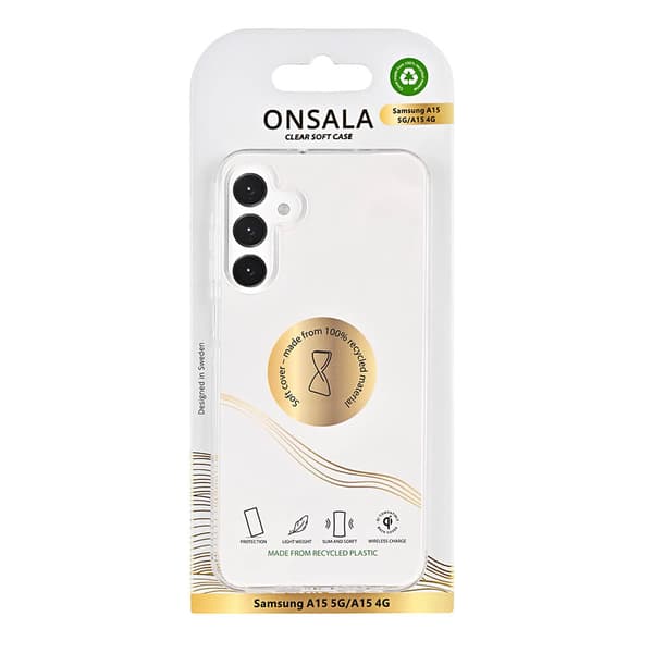 Back Recycled Clear Case TPU Samsung A15 5G/A15 4G