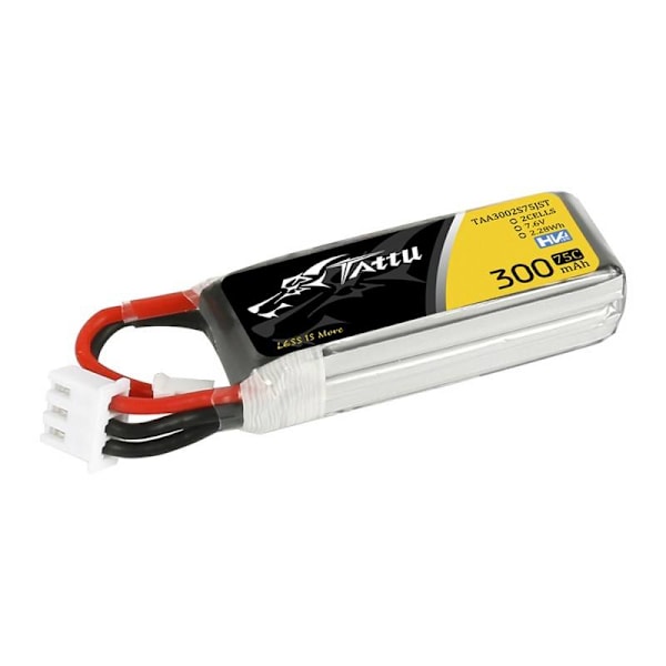 Batteri Tattu 300mAh 7,6V 75C 2S