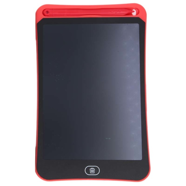 Ritplatta 8.5" med LCD-skärm och penna - Svart Röd
