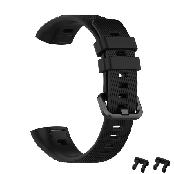 INF Huawei Band 3/3 Pro / 4 Pro -rannekoru musta TPU