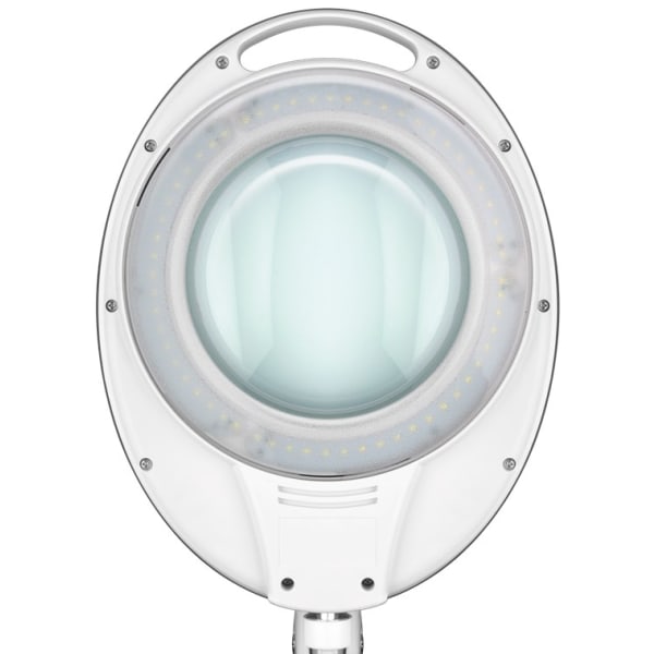LED-förstoringslampa med klämma, 8 W, vit