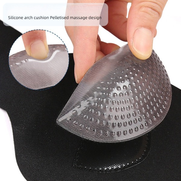1 par Anti-Slip Flat Arch Support Orthotic Inserts halve indlægssåler