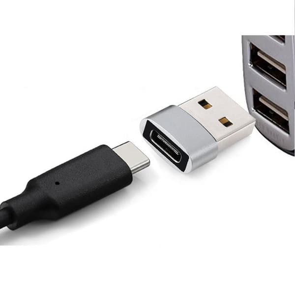 USB-C–USB 2.0 -sovitin DarkGrey DarkGrey