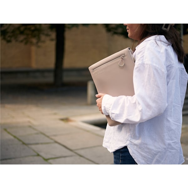 Laptopfodral 15 tum, Cream