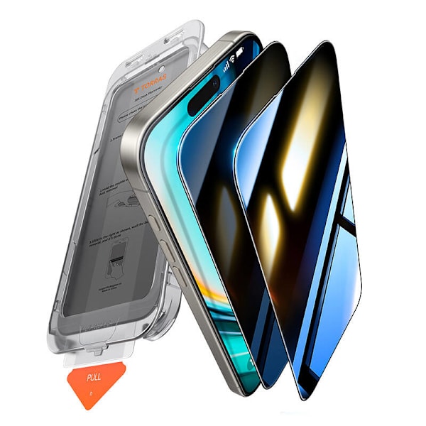 Torras Installera Master Privacy Glass för iPhone 16