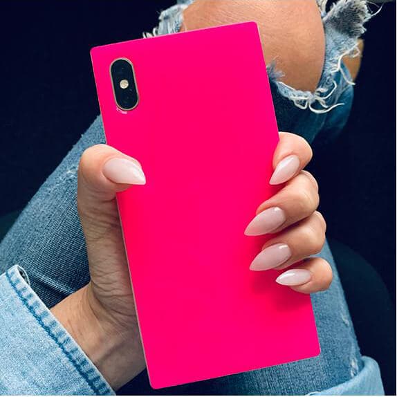 Mobilskal Neon Rosa  iPhone XS Max