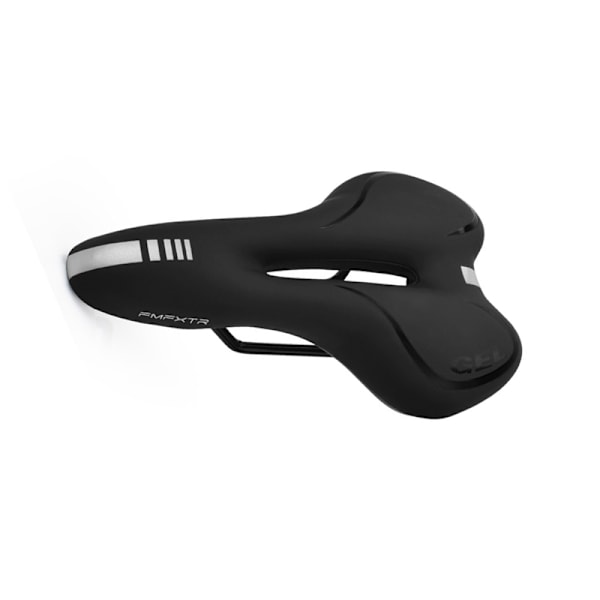 Silikone cykelsadel Sort+rød