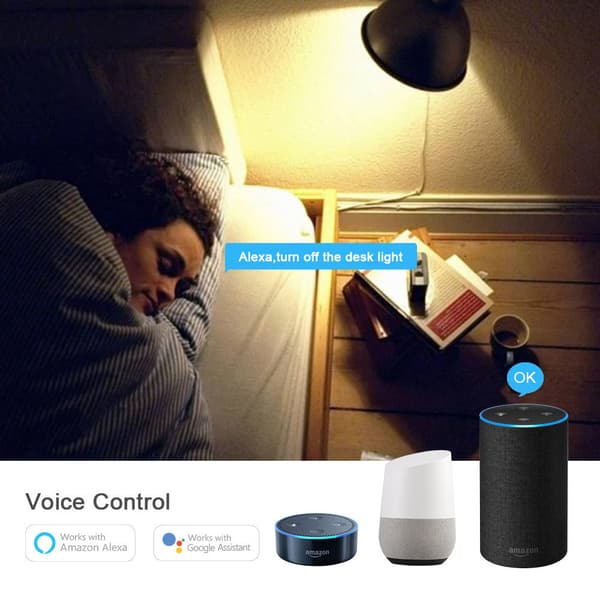 Wifi Smart LED-lampe RGB Multicolor dæmpbar 7,5W E27 White White