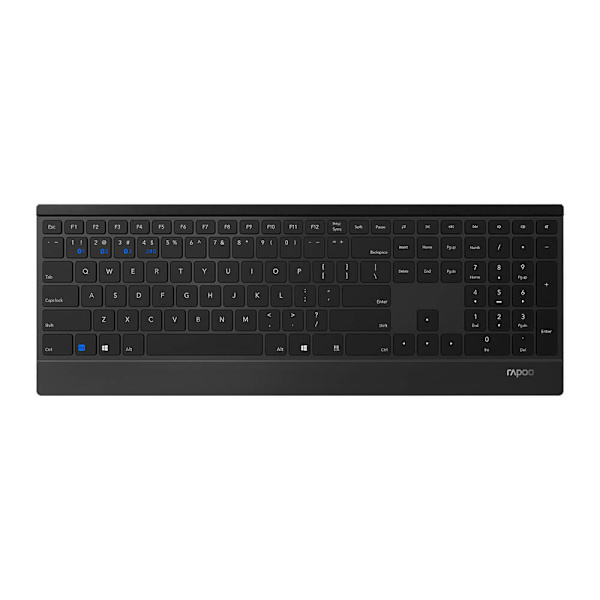 RAPOO Keyboard/Mice Set 9500M Wireless Multi-Mode Black