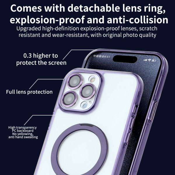Iskunkestävä mobiilikotelo jalustalla iPhonelle iPhone 13 Musta