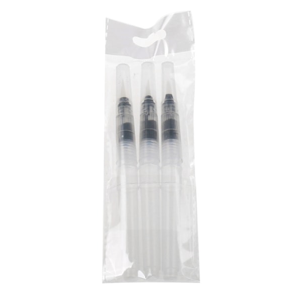 Transparent vattenfärgspennelsset - 3-pack model 1