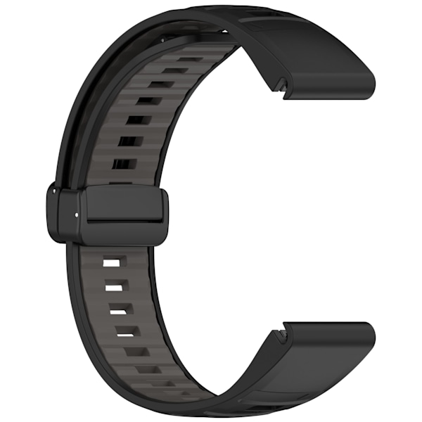 Klockarmband för Garmin Smartwatch Svart+grå 20 mm