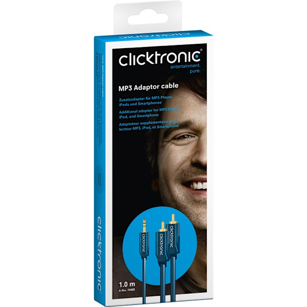 3,5 mm AUX till RCA-adapterkabel, stereo