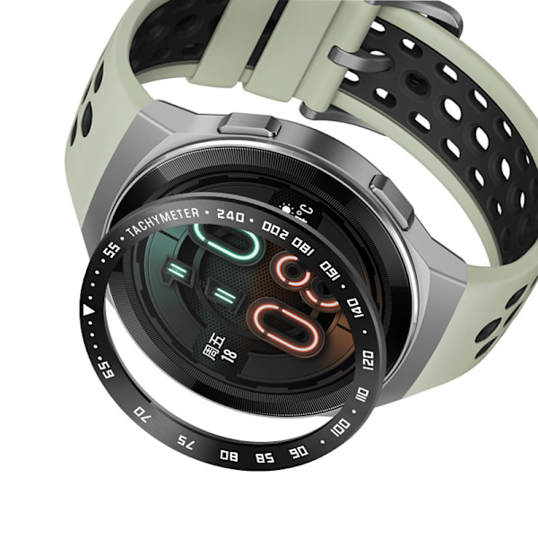 Snygg Svart & Vit Ram för Huawei Watch GT2E