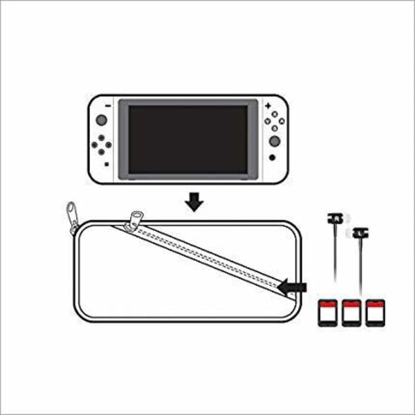 Mjuk Förvaringsväska Kompatibel med Nintendo Switch Lite