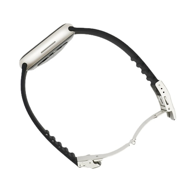 Klockarmband kompatibel med Apple Watch Series7/6/5/4/3/2/1 och SE-modeller Svart 38/40/41 mm