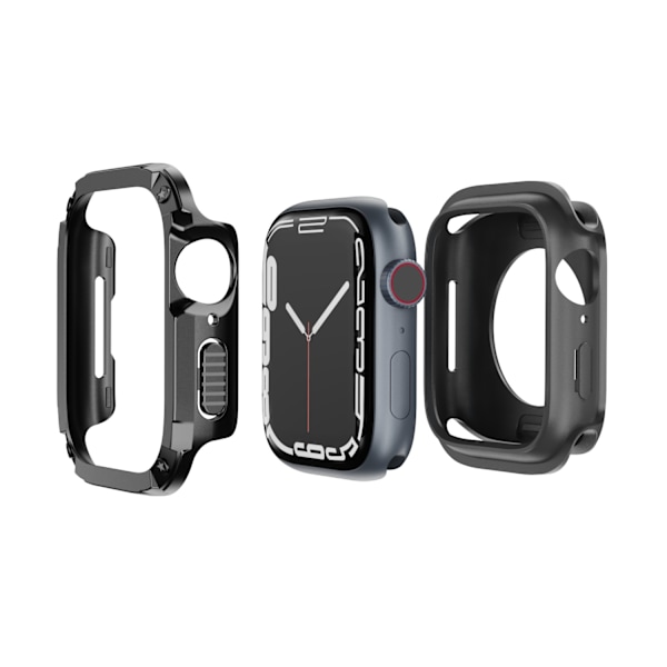 Kellokotelo Apple Watch S10:lle Musta L