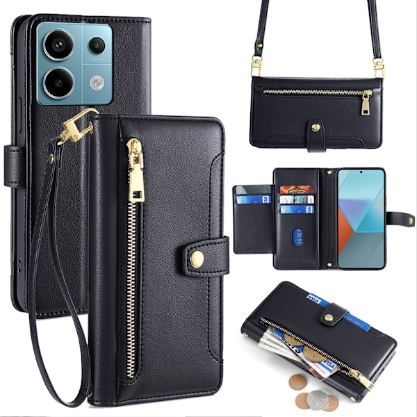 Lompakkokotelo Redmi Note -puhelimelle Model 2
