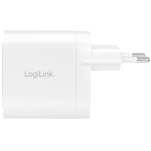 LogiLink USB-laddare 2 x USB-C PD 40W GaN