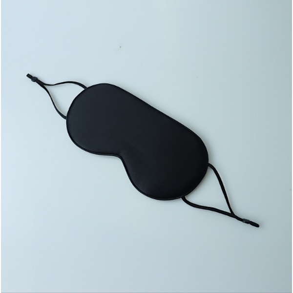 30 Momme Mulberry Silk Sleep Sleep Mask naisille ja miehille Musta