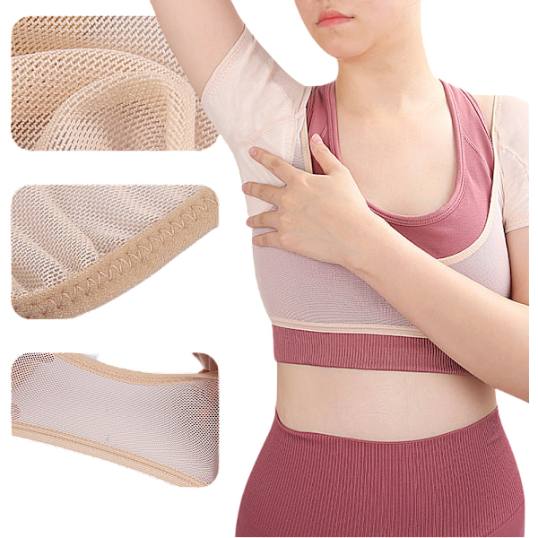 Sommar svettavledande mesh bomullspadsväst Beige L