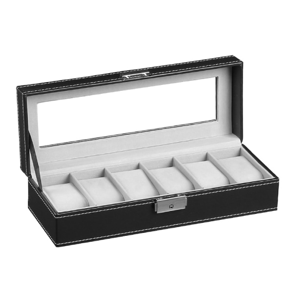 Klockförvaringsbox med 6 platser