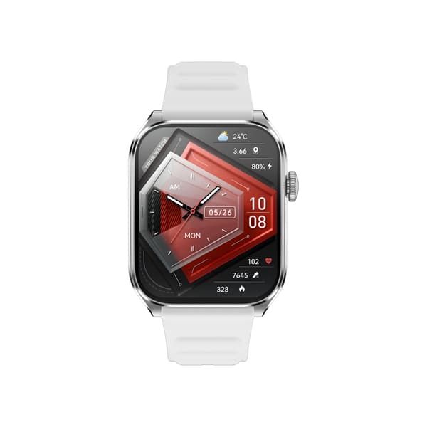 1.93" AMOLED Bluetooth-puhelutoiminnolla varustettu älykello, yhteensopiva GloryFit APP:n kanssa Silver Silver