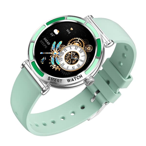 Multifunktionell Smartwatch med Bluetooth-samtal och Hälsoövervakning, kompatibelt med FitCloudPro LightGreen LightGreen