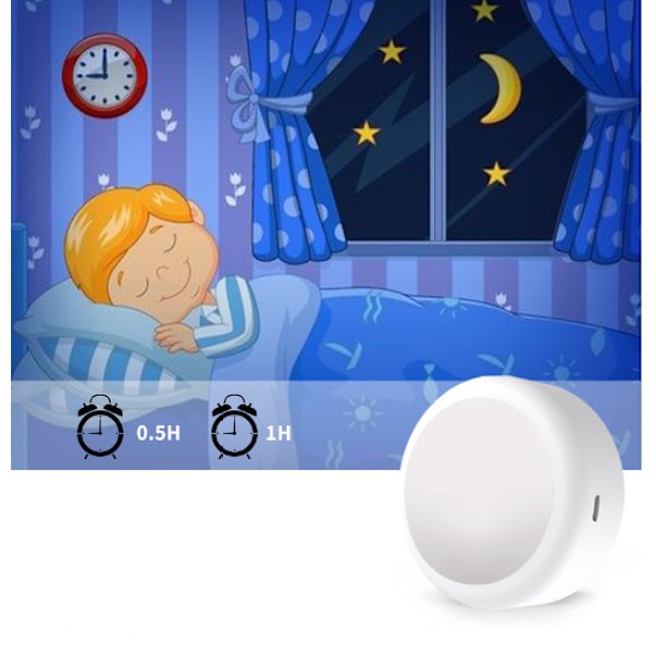 Uppladdningsbara LED-spots 13 RGB färger 3-pack Vit