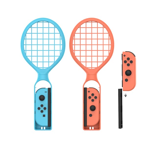 Forbedr dit spil: SWITCH 2 tennis ketsjer sæt - blå & orange