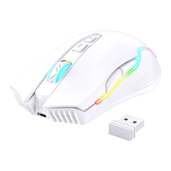Onikuma CW905 Vit trådlös spelmus