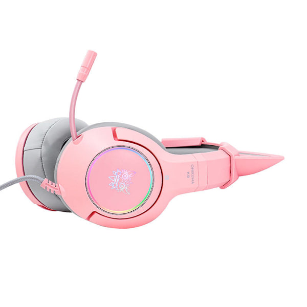 Spelhörlurar ONIKUMA K9 Rosa RGB