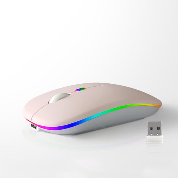 2.4G + Bluetooth 5.8G -kaksoistilahiiri - Vaaleanpunainen