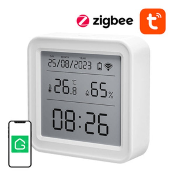 Zigbee Gosund ST17 LCD smart temperatur- og fugtighedssensor Tuya