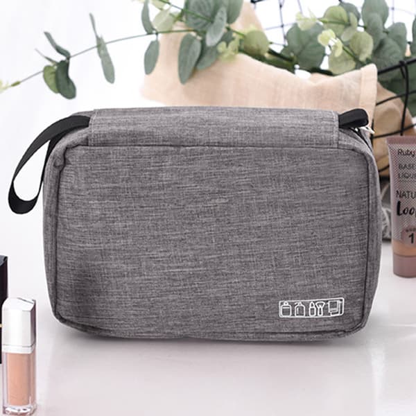 Toilettaske med rem Grey Grey