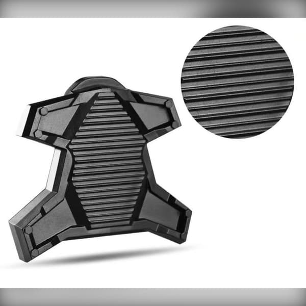 SPD pedaladapter konverterer clipless til platform til landevej med polyamid PA6, sekskant anti-slip matrix og værktøjsfri montering, kompatibel med S