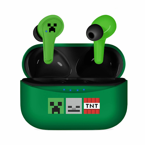 Hörlur MINECRAFT In-Ear TWS Grön