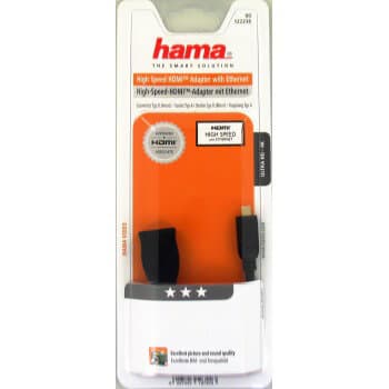 Sovitin HDMI Micro D-HDMI Uros-Naaras Kulta/Musta