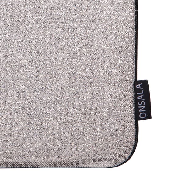 Computer Sleeve Glitter 13/14" Sølv