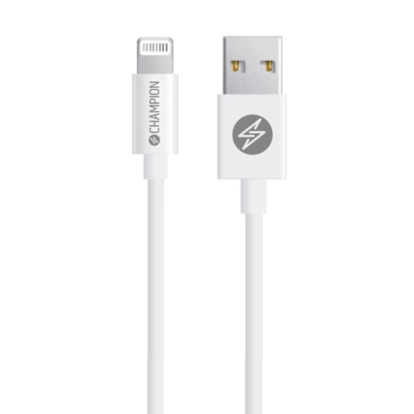 USB-A till Lightning Kabel 1m Vit