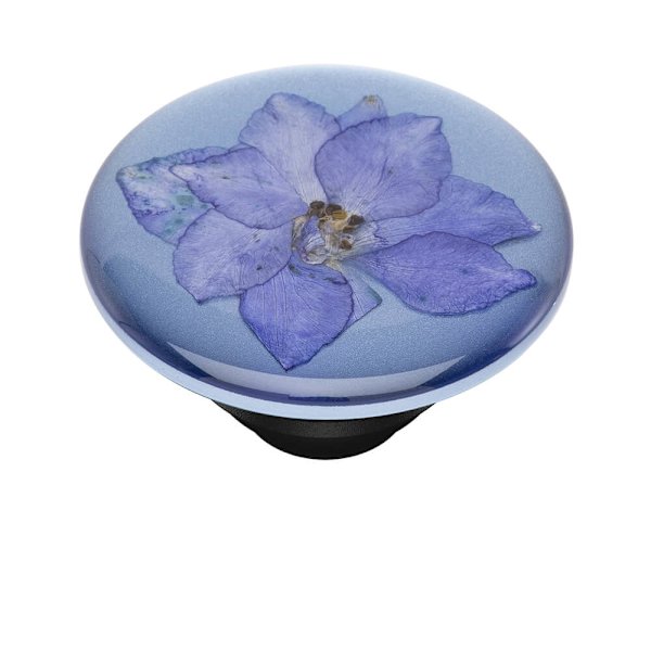 POPSOCKETS Pressed Flower Larkspur Avtagbart Grip med Ställfunktion Premium