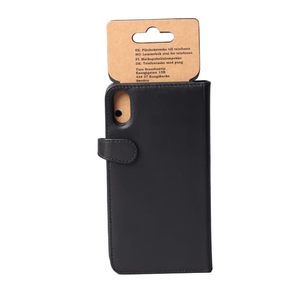 Wallet Læder iPhone XS Max Sort