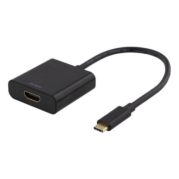 USB-C to HDMI adapter, 4096x2160 30Hz, black