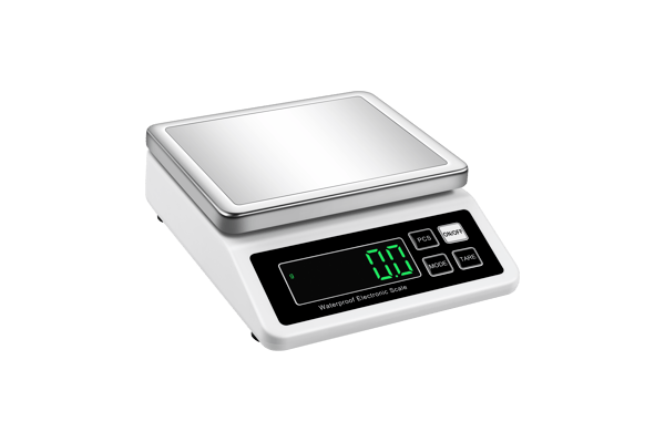 Elektronisk digital vægt White 10kg/1g White